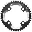 kettingblad XT 40T 10SP 104 mm zwart/zilver