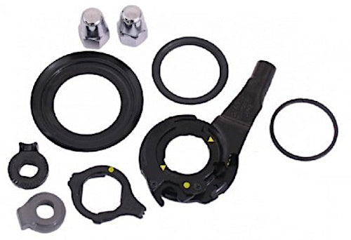 montuurset 7R45 staal zwart 9-delig