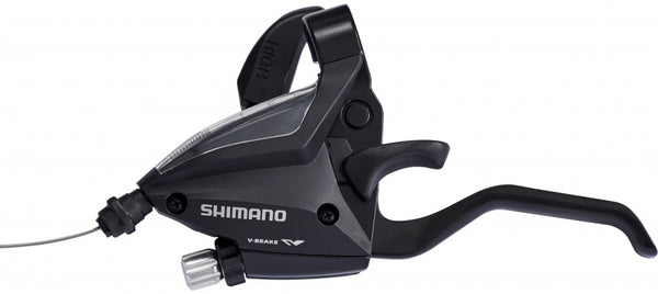 Versteller (links) met remhendel 3 speed Shimano ST-EF500 - 2 vingers - zwart