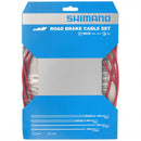 Remkabelset Shimano Race PTFE Rood