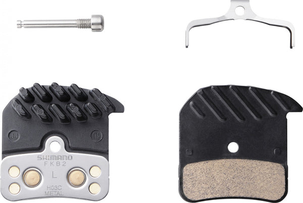 Schijfremblokset Shimano Saint / Zee H03C Metal met koelvinnen