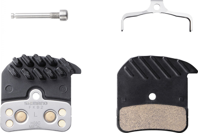 Schijfremblokset Shimano Saint / Zee H03C Metal met koelvinnen