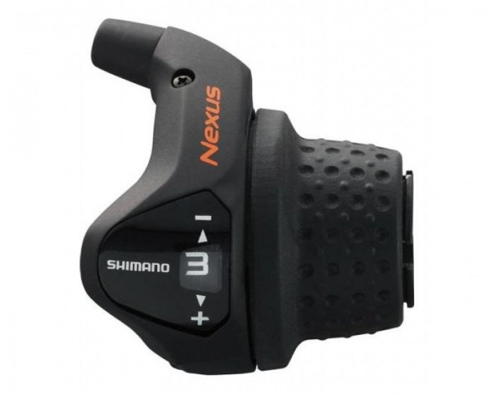 Draaiversteller 3 speed Shimano Nexus SL-3S41E met kabels en clickbox - zwart