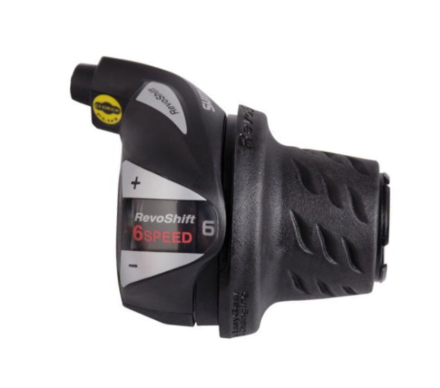 Draaiversteller (rechts) 6 speed Shimano Tourney SL-RS36 - zwart/zilver