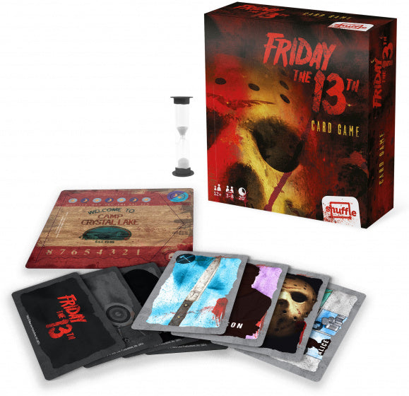 horror-kaartspel Friday the 13th rood/grijs 115-delig