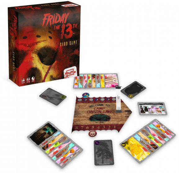 horror-kaartspel Friday the 13th rood/grijs 115-delig