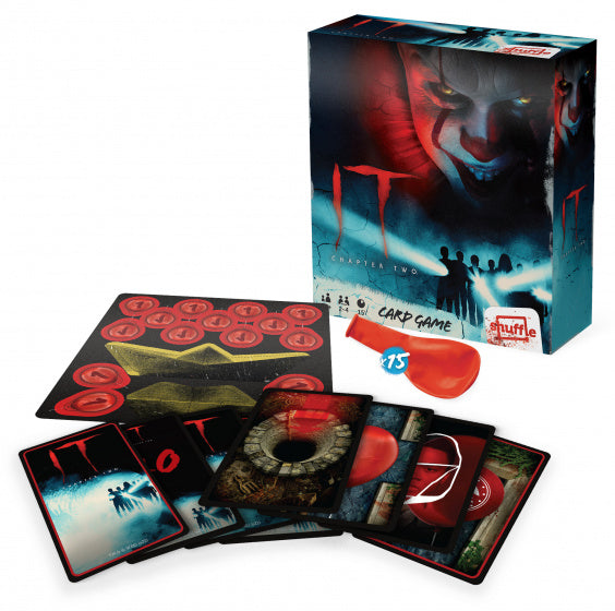horror-kaartspel It karton zwart/rood 71-delig (en)