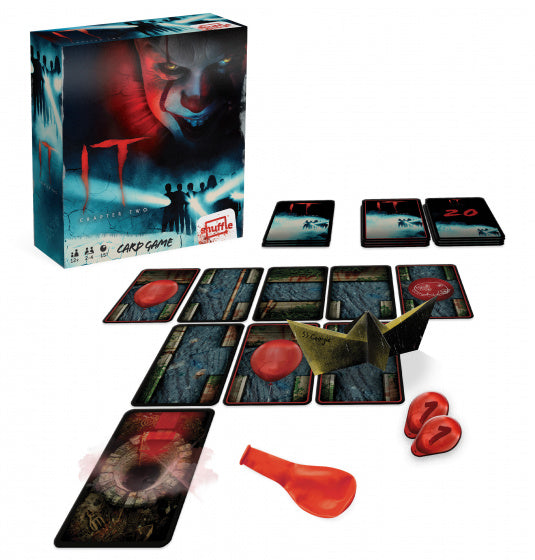 horror-kaartspel It karton zwart/rood 71-delig (en)