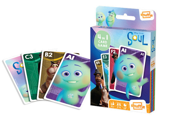 kaartspel 4-in-1 Disney Pixar Soul junior karton