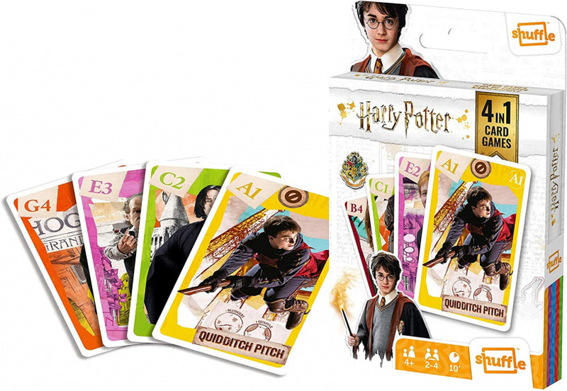 kaartspel 4-in-1 Harry Potter karton 32-delig
