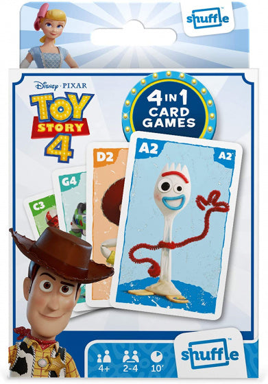 kaartspel 4-in-1 Toy Story karton 32-delig