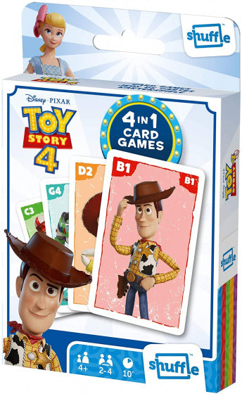 kaartspel 4-in-1 Toy Story karton 32-delig