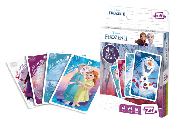 kaartspel 4-in-1 Disney Frozen II karton 32-delig (FR)