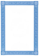 designpapier A4 blauw/wit 20 vellen