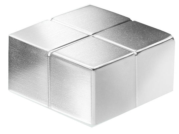 magneten Extra Strong 2 x 1 cm neodymium zilver 4 stuks