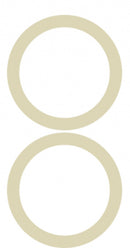 dichtingsring KBT 2,4 cm rubber beige 2 stuks