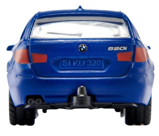 auto BMW 520i Touring junior 8,5 x 3,6 cm aluminium blauw