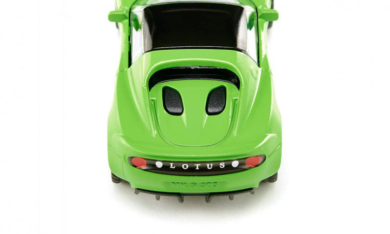 Lotus Elise 7,1 x 3,4 cm staal groen/zwart (1531)