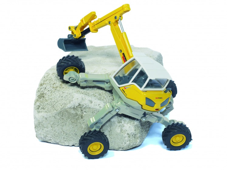 Menzi Muck M545 graafmachine geel/grijs (3548)