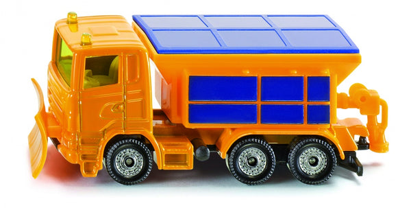 sneeuwschuiver vrachtwagen geel (1309)