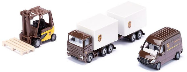 Siku 6324 UPS Logistiek Set 3 Stuks