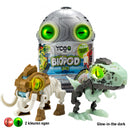 robotdinosaurus Biopod junior 13 cm grijs 3-delig