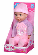 babypop Laura 30 cm meisjes roze/paars