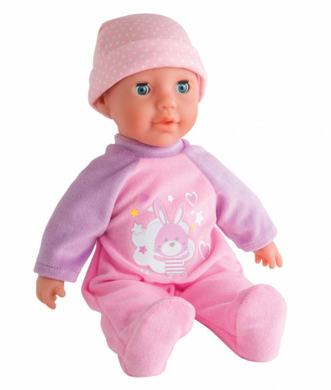 babypop Laura 30 cm meisjes roze/paars