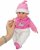 babypop Laura Bedtime met speen meisjes 38 cm roze