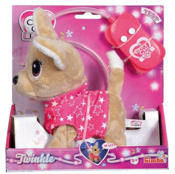 knuffeldier ChiChi Love Twinkle 20 cm pluche bruin