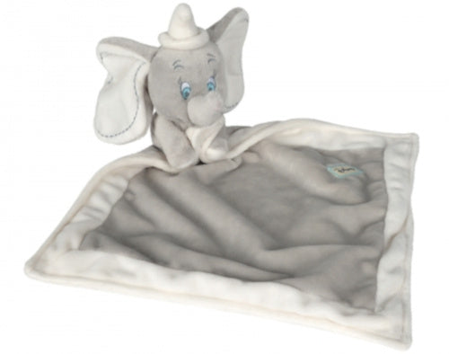 knuffeldoekje Disney Dumbo junior 15 cm pluche grijs