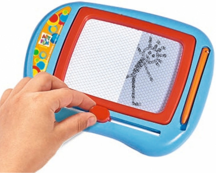 tekenbord Art&Fun klein junior 25 x 17 cm blauw/rood