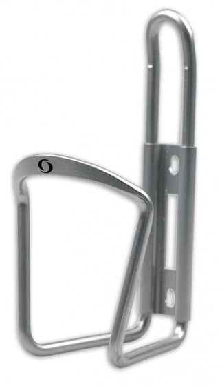 universele bidonhouder Ego 15 x 7,8 cm aluminium zilver