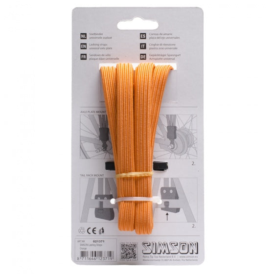 Snelbinder Trio Simson met 3 binders 61 cm - oranje