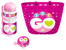 accessoiresset 3, 2, 1 Go roze 3-delig