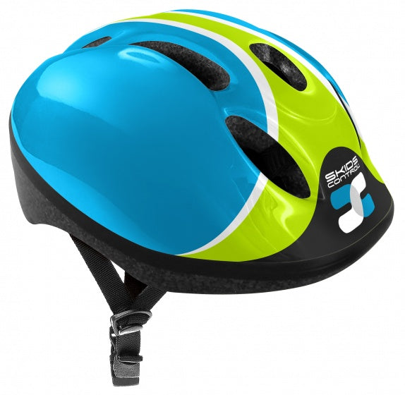 S fiets-/skatehelm jongens blauw mt 52-56 cm