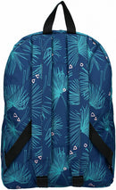 rugzak bladeren 14 liter 30 x 41 cm polyester blauw