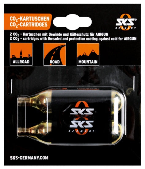 CO2 patronen SKS Airbuster 16g - 2 stuks