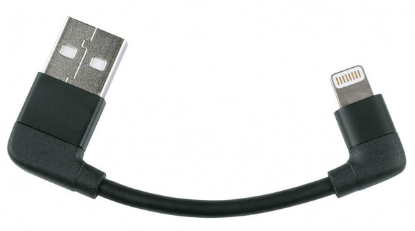 oplaadkabel Apple Lightning-kabel 2,4A 10 cm zwart