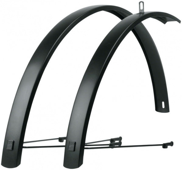 Spatbordset SKS Edge 2846mm Alu - Zwart
