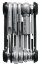 multitool 14 functies 72 mm zwart/zilver