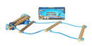 ninja-touwladder 2,5 meter blauw
