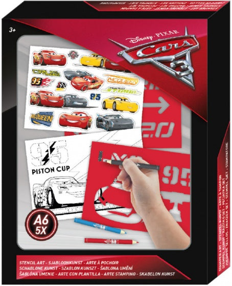 Disney Cars 3 sjabloonkunst