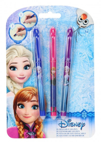 Disney Frozen Uitwisbare Gelpennen, 3st.