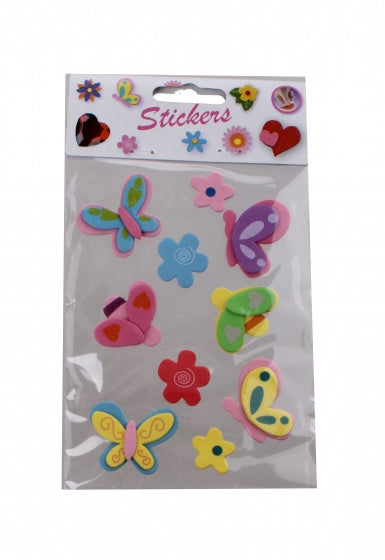 stickers vlinders 10 stuks