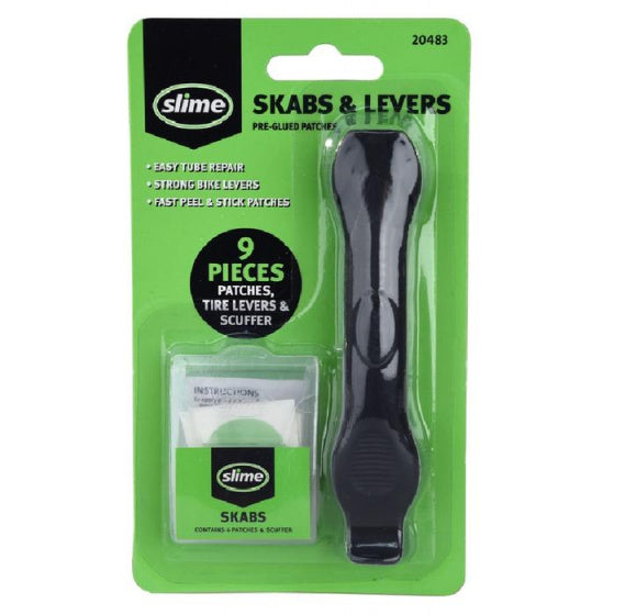bandenplakker set zelfklevend zwart/groen 9-delig