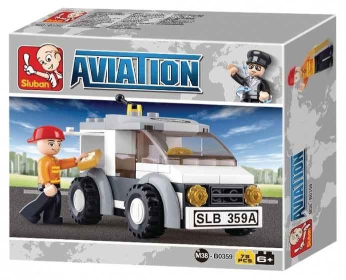 Sluban M38-B0359 Aviation Bestelwagen 75-delig