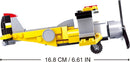 dubbeldekker junior 25,1 cm grijs/geel 120-delig