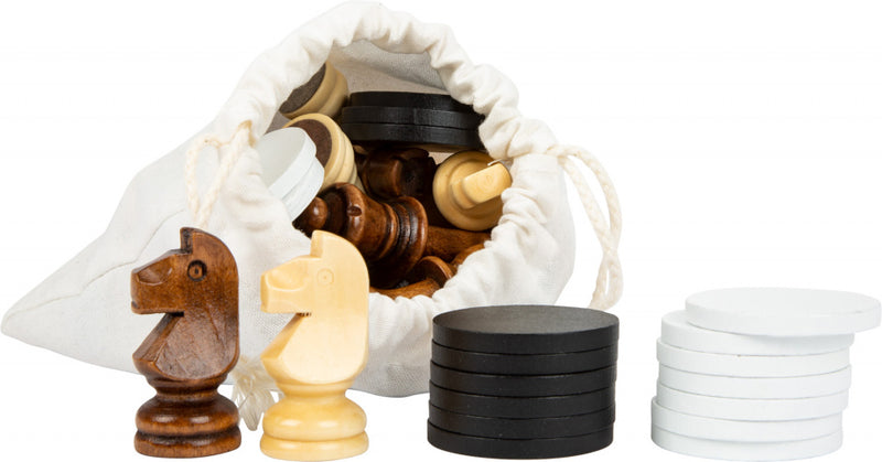 Small Foot - Houten Schaak en Damspel XL