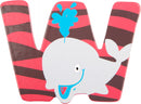 Houten Letter Dieren W